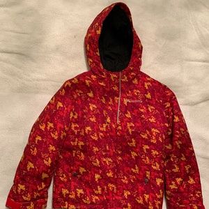 Columbia-Red Spark Arrow Print Winter Jacket